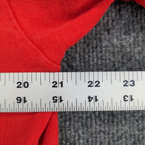 Fruit of the Loom Mens USPS Postal Service Polo Shirt Red Size L Vintage Y2K - Picture 6 of 12